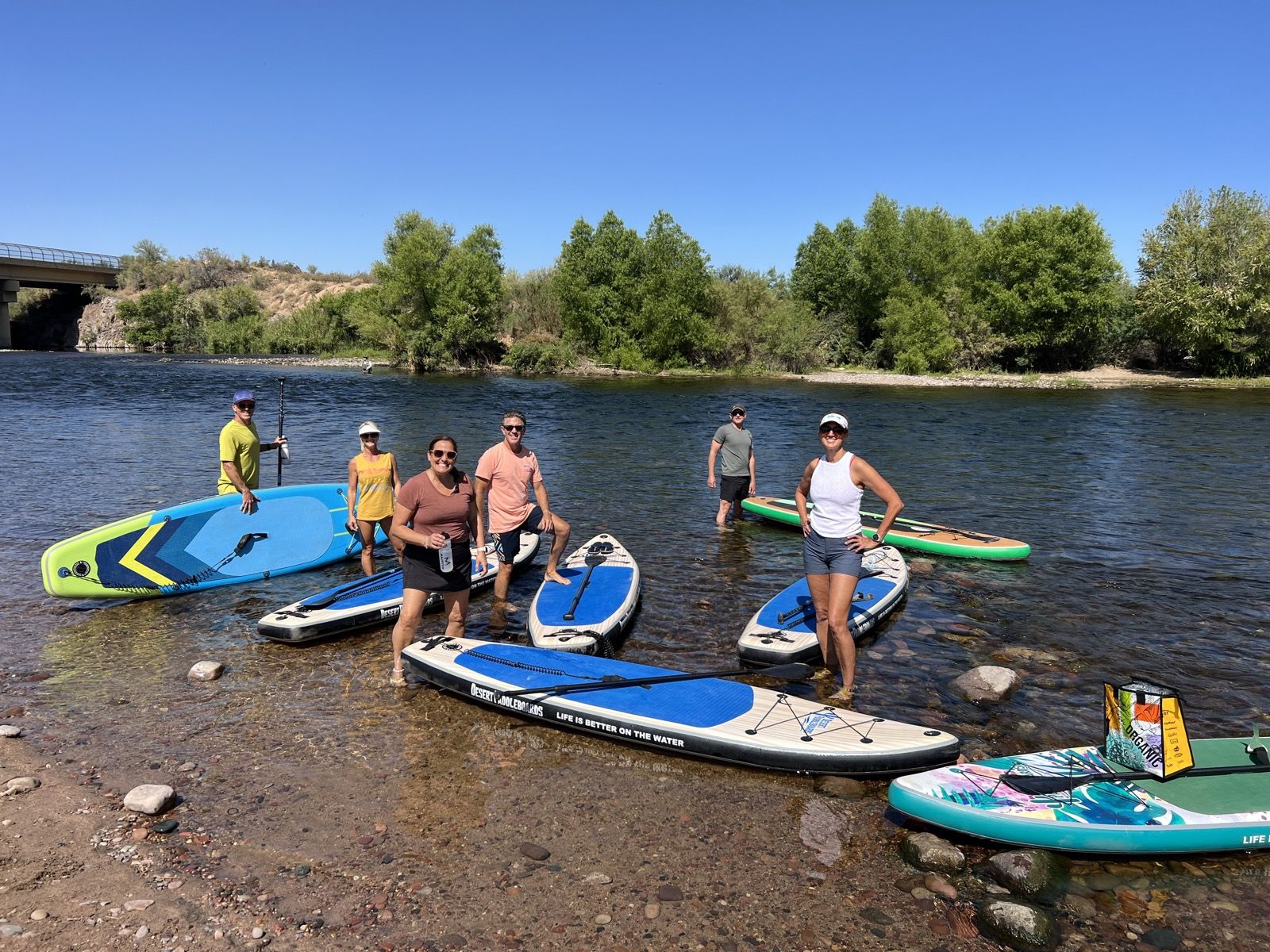 Salt River Paddleboarding Outing, Mesa